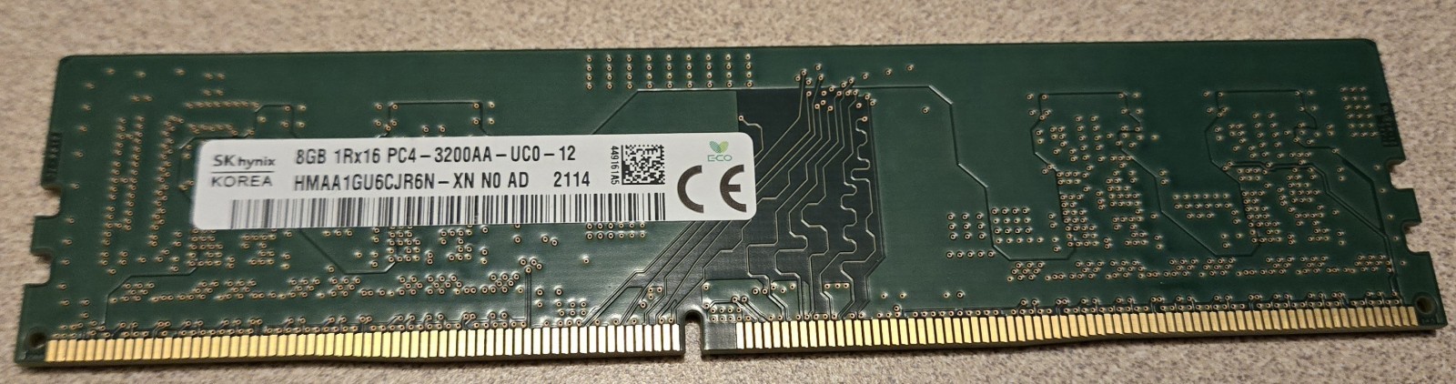 SKHynix 8GB DDR4 UDIMM PC4-3200AA RAM Module