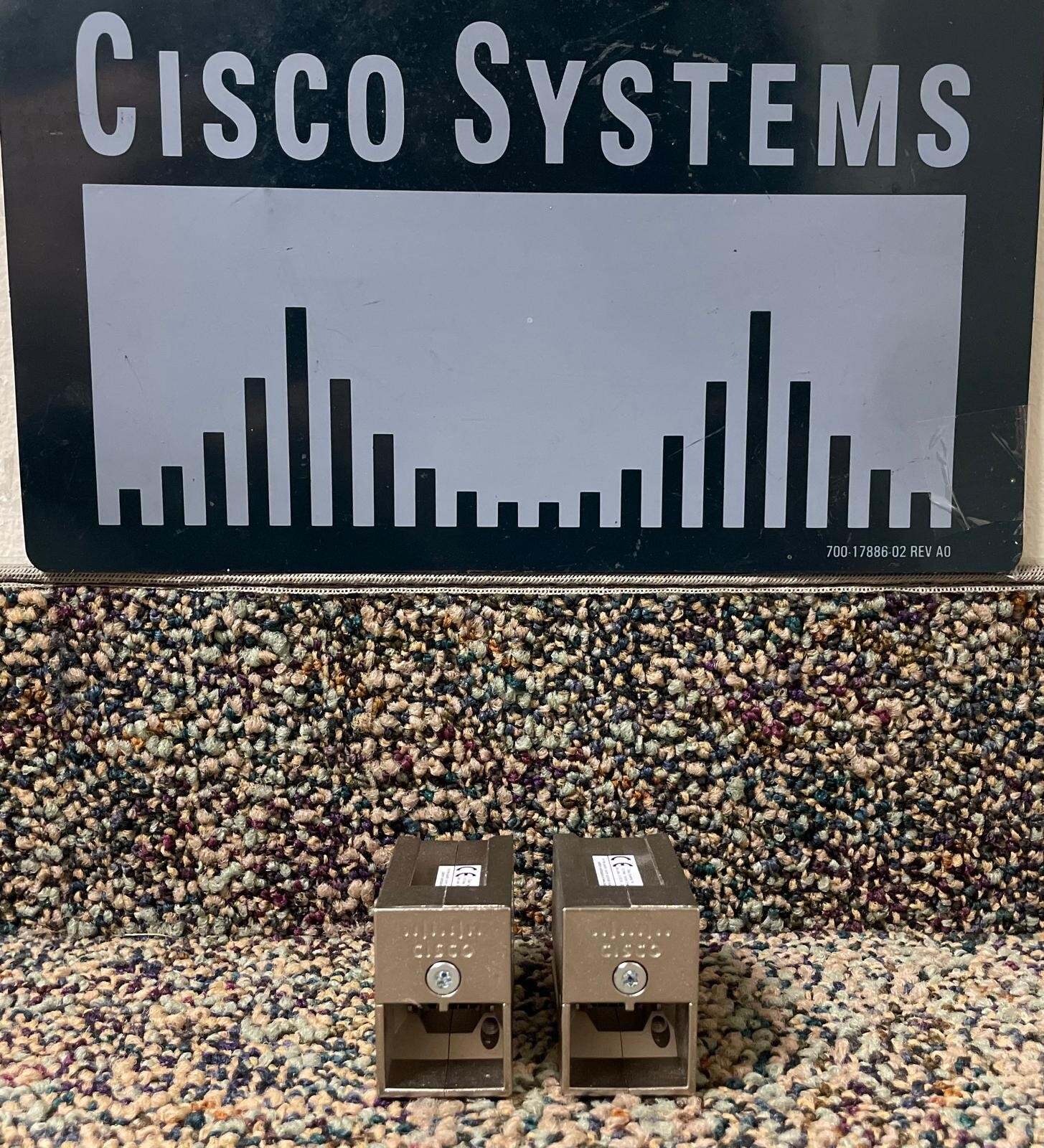 Lot of 2 Cisco C3650-STACK 3650 switch stack Module.