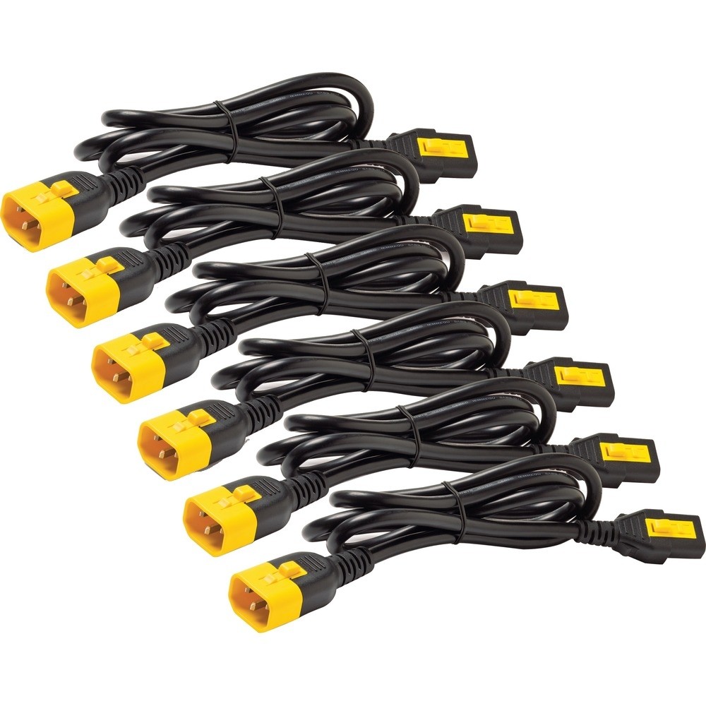 APC AP8704S-NA Cable 10A Power Cord Kit Locking C13 To C14 1.2M 390P Brown Box
