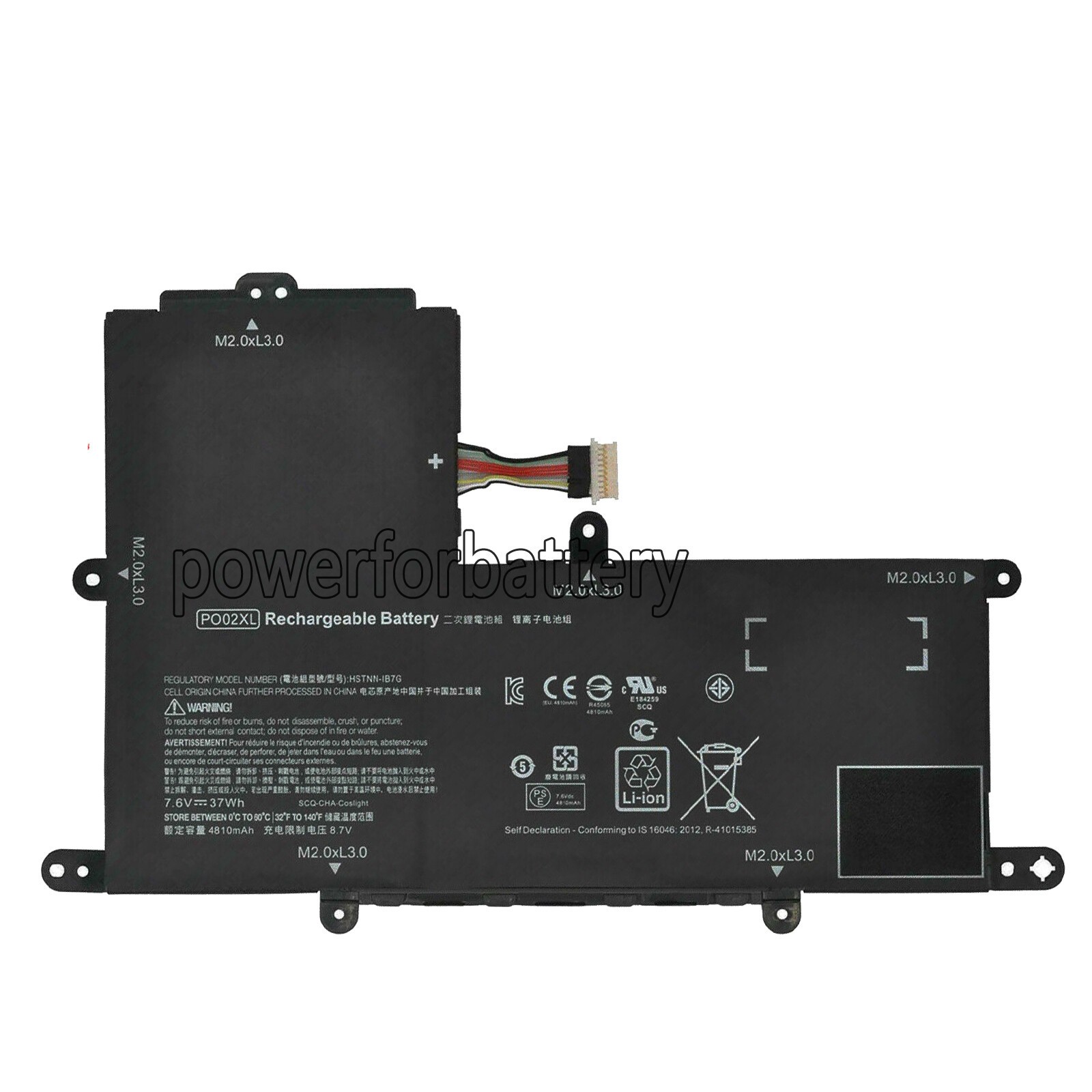 PO02XL New Battery For HP Stream 11-r015wn 823908-1C1 823908-2C1 824560-005