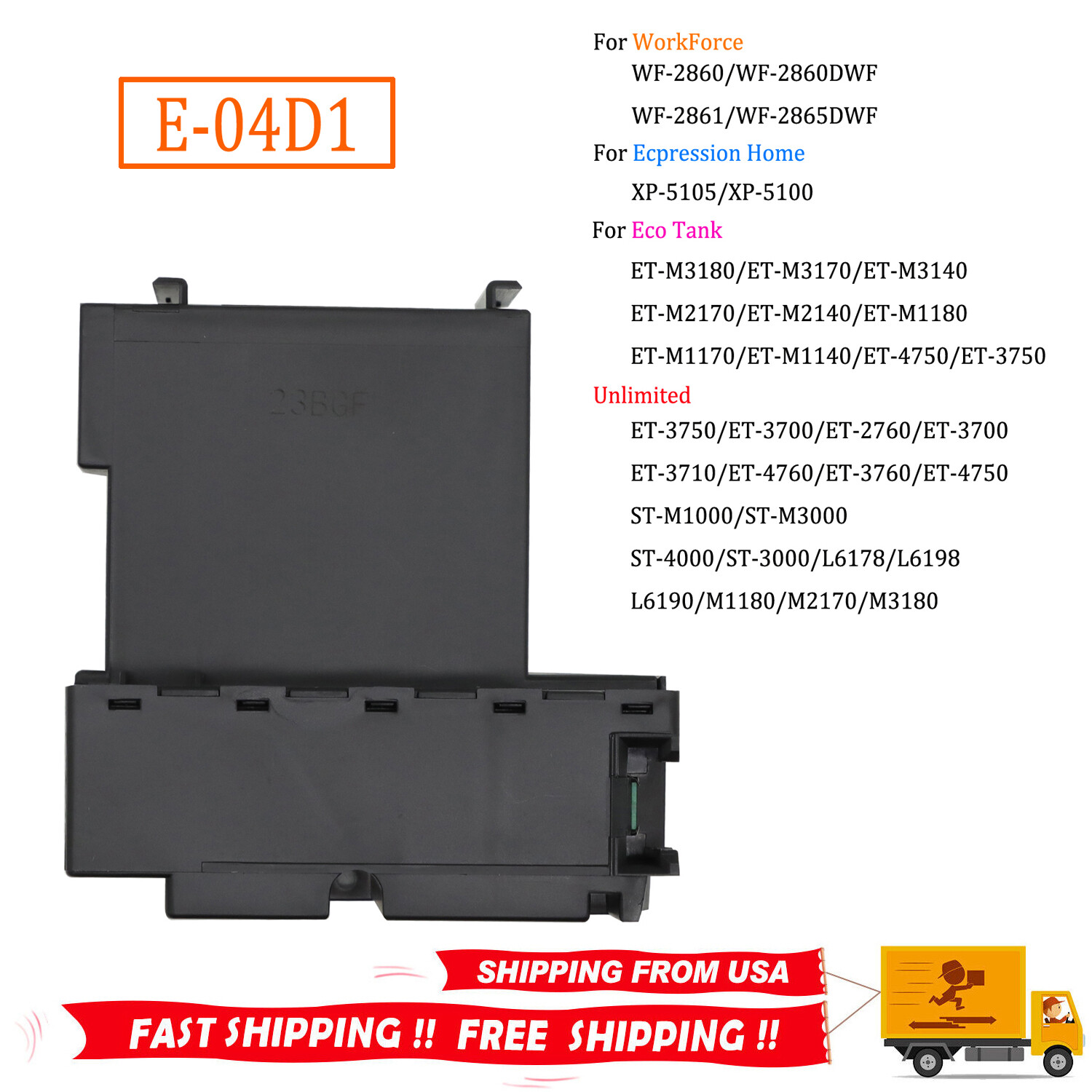 Epson EcoTank Ink Maintenance Box T04D100 T04D1 EWMB2  