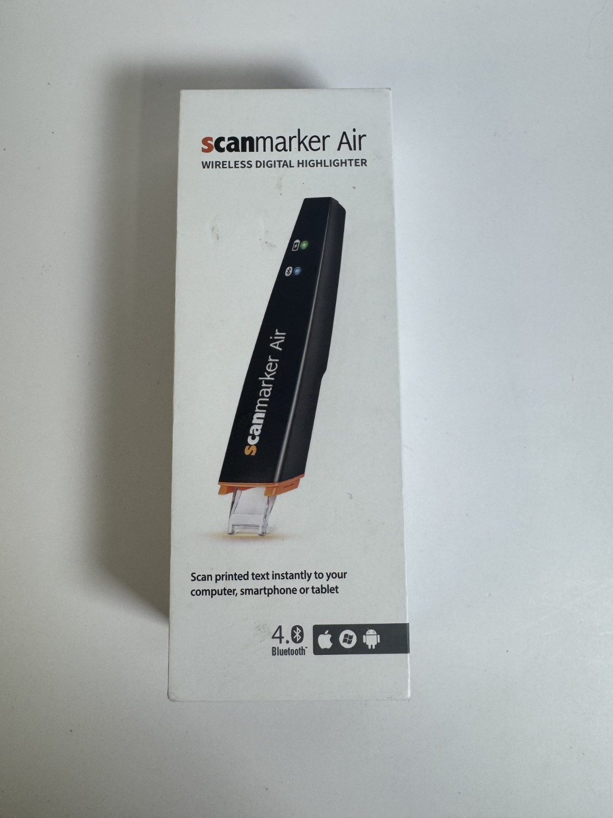 Scanmarker Air Wireless Digital Highlighter Pen Scanner Bluetooth w/ Box Cable