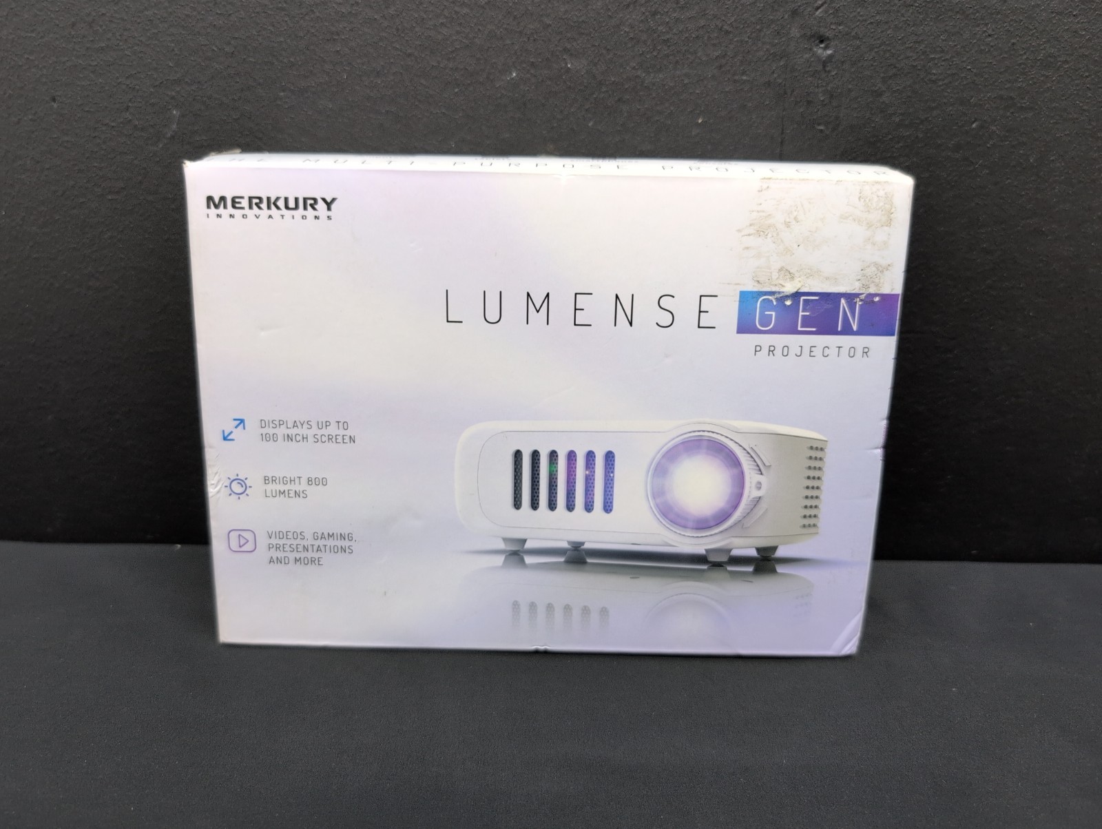 Merkury Innovations 800 Lumens Lumense Gen Projector White MI-P001U-199