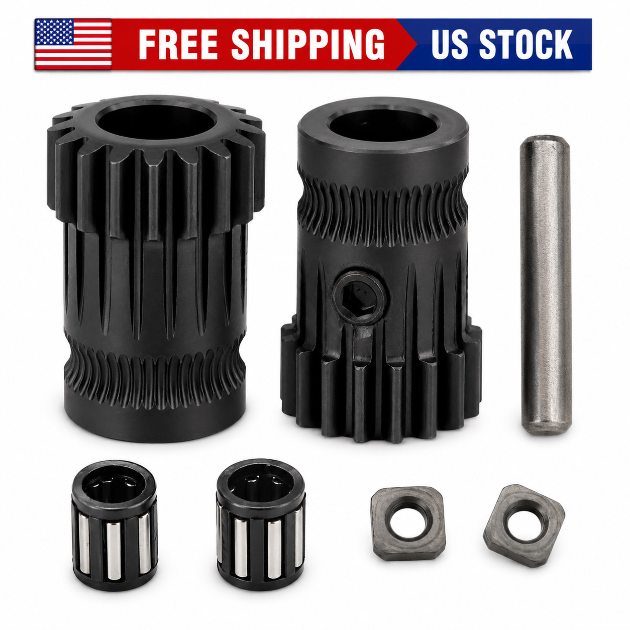 MK3 Hardened Steel Extruder Drive Gear Kit FOR Prusa i3 MK2 MK2.5 MK3S
