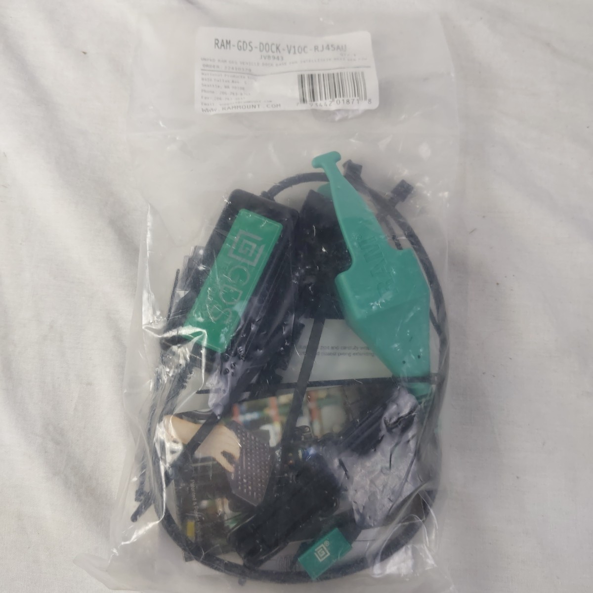 RAM GDS Power/USB-A/RJ45 Data Dock Cup RAM-GDS-DOCK-V10C-RJ45AU