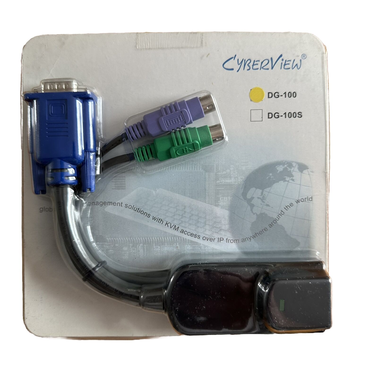 DG-100 Cyberview VGA PS2 Dongle for Cat5/Cat6