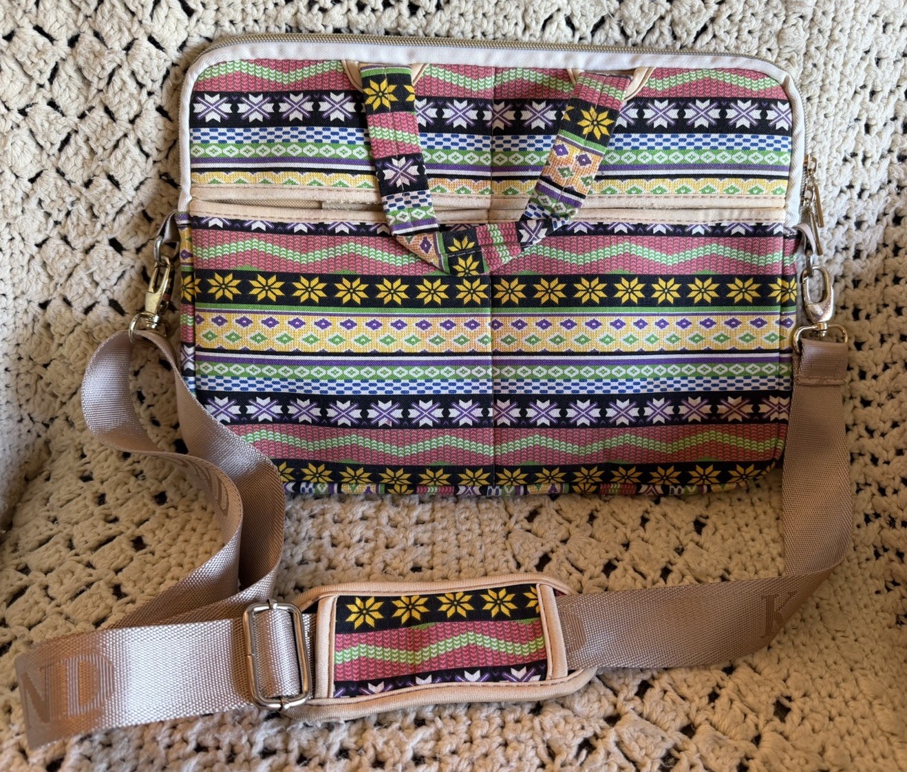 Kayond 12" Laptop Sleeve Bohemian Water Resistant Slim Design Case Bag