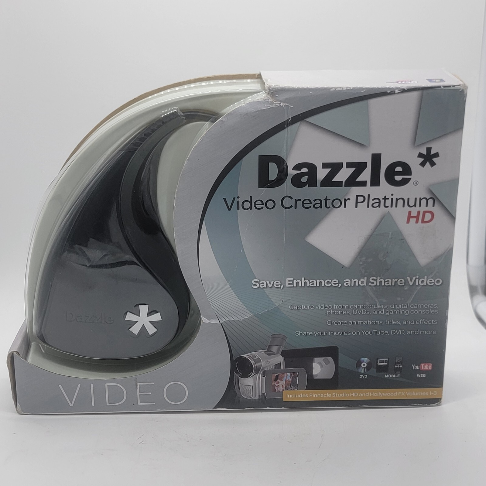  Corel Dazzle Video Creator Platinum HD Capture +Pinnacle Studio HD 15 PC USB
