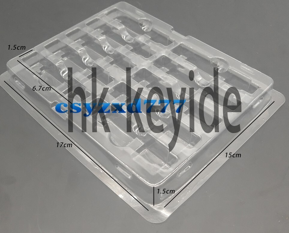 20pcs 17*15cm Universal SFP/SFP+ Transceiver Clamshell Blister Pack Storage Case