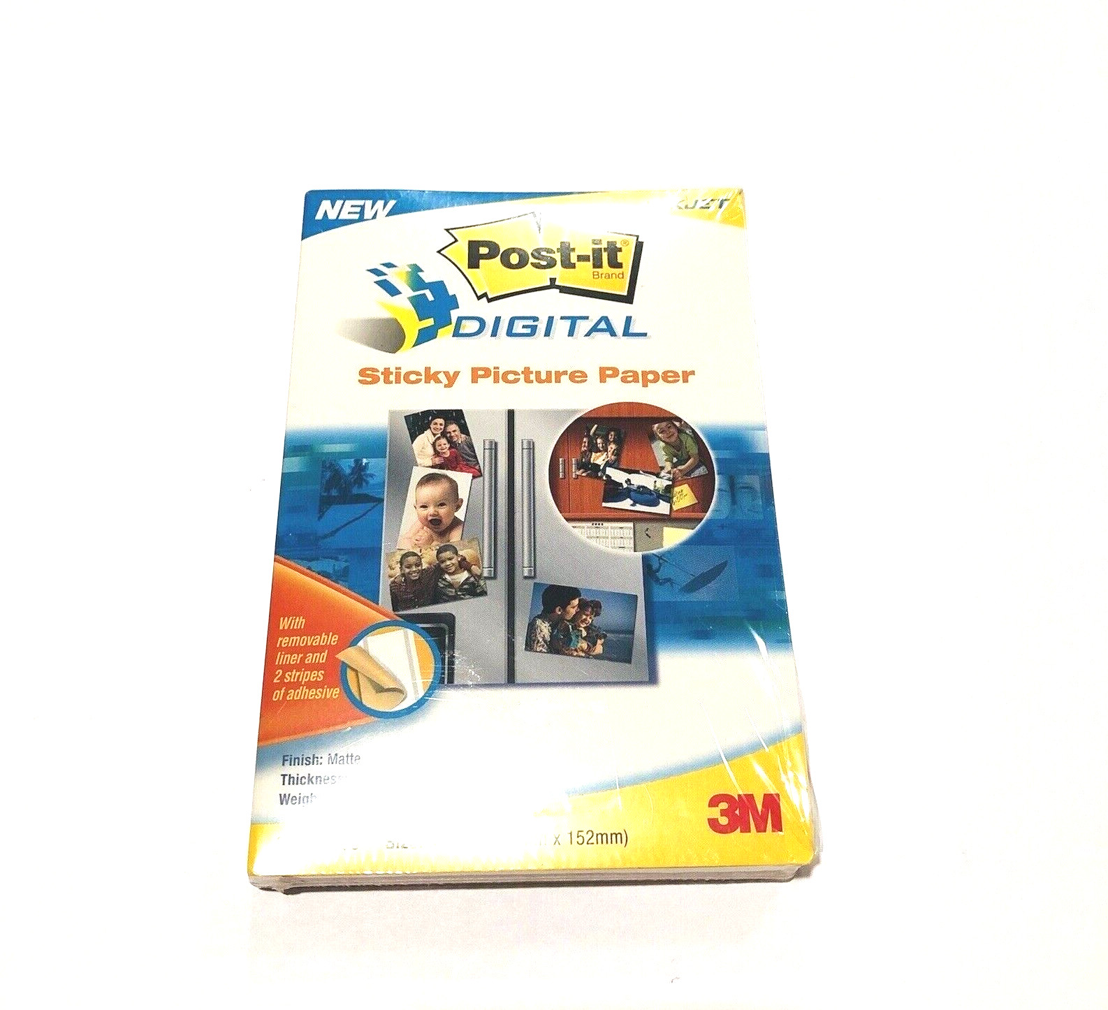3M Post It Digital Sticky Picture Paper Inkjet 4 x 6 Matte 65 Sheets SP4665 NEW