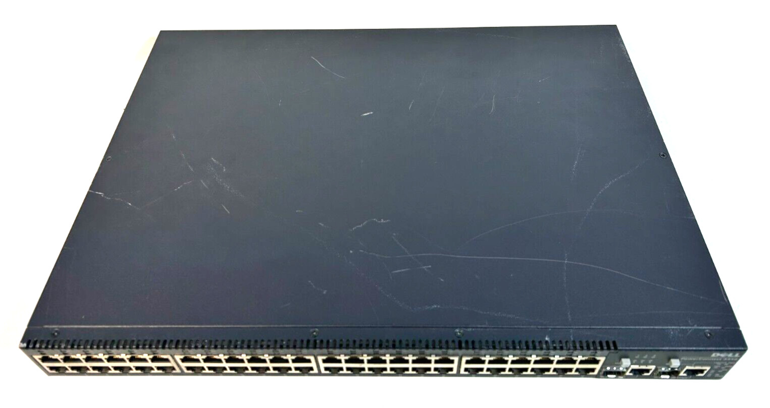 Dell PowerConnect 3348 48 Port Fast Ethernet 2x SFP 10/100/1000 Network Switch