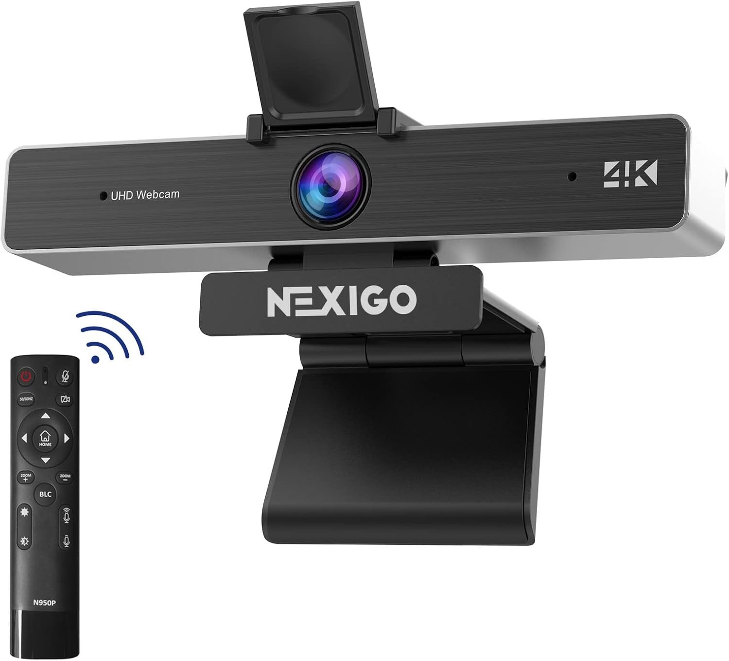 NexiGo Zoom Certified, N950P 4K Zoomable Webcam with Remote Control, Sony_Sta...