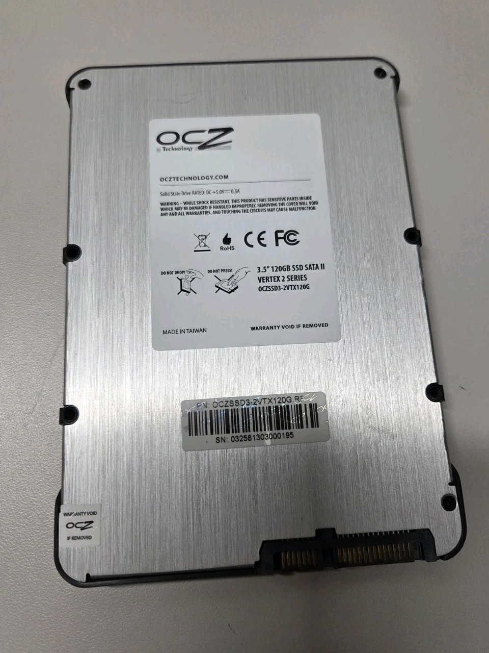 OCZ | Vertex 2 Series | 120GB | 3.5 " | SSD Solid State Disk Drive SATA II