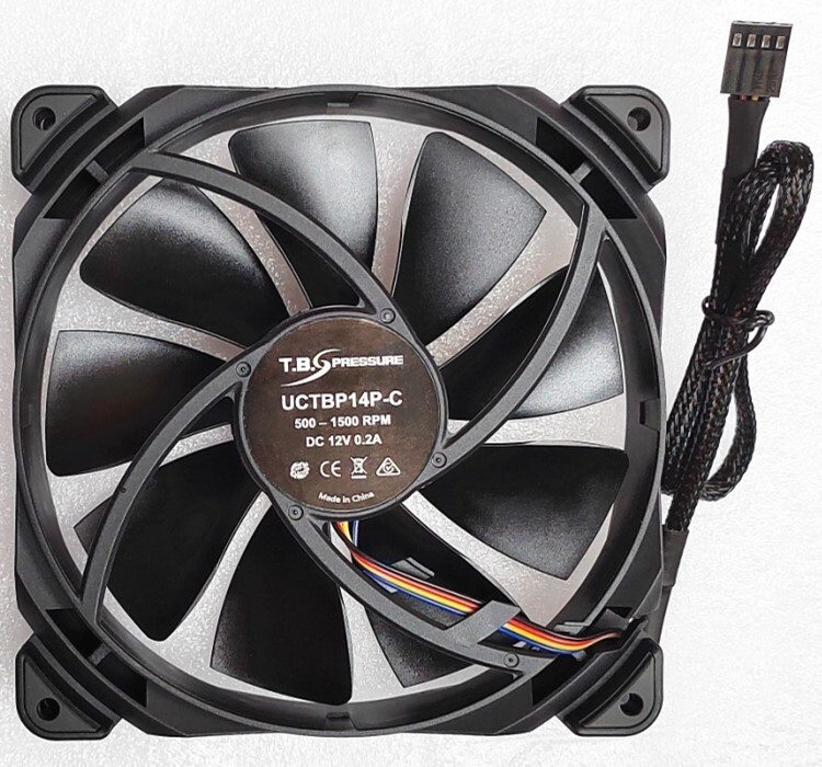Enermax LIQTECH II / LIQTECH II TR4 140mm Replacement Fan UCTBP14P-C 12V 0.20A