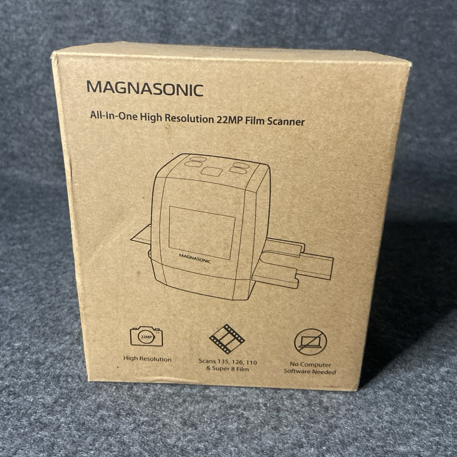 Magnasonic All In One High Resolution 22MP Film Scanner Model FS50  No Manual