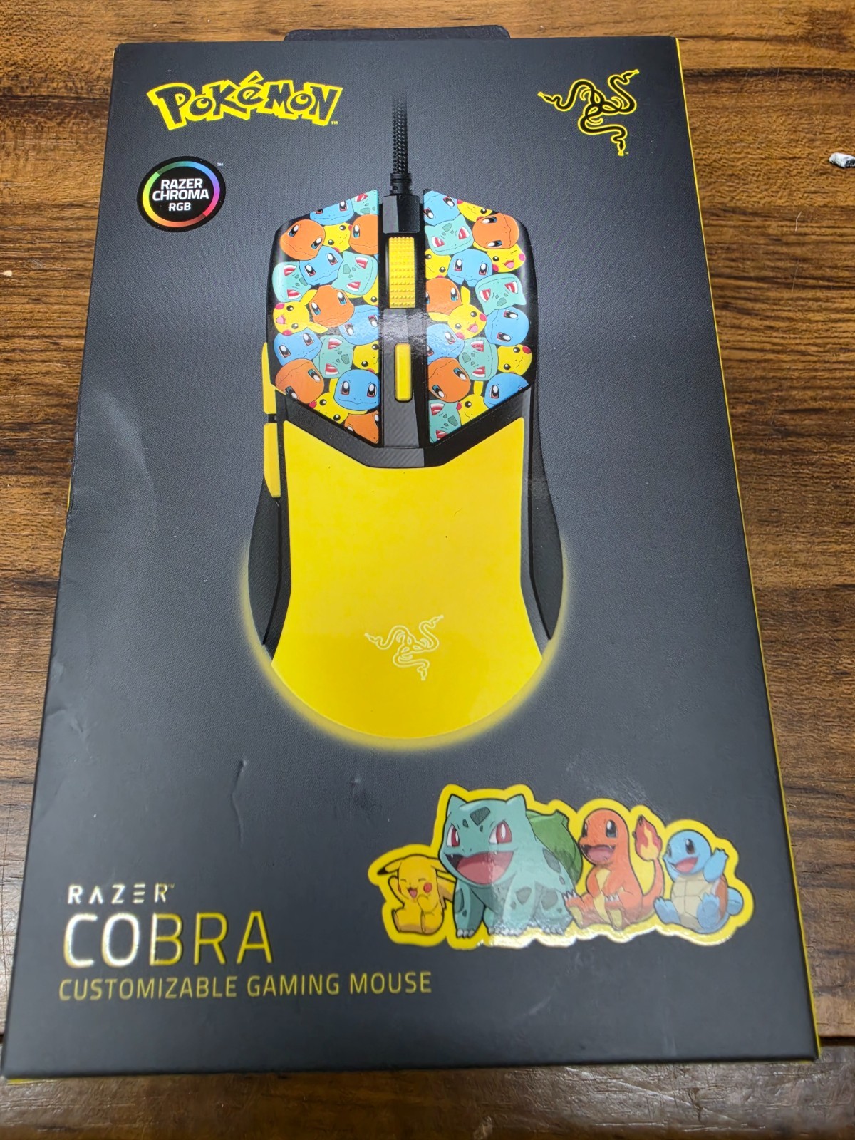 BRAND NEW Razer - Cobra Lightweight Optical Gaming Mouse Wired - Pokémon Edition