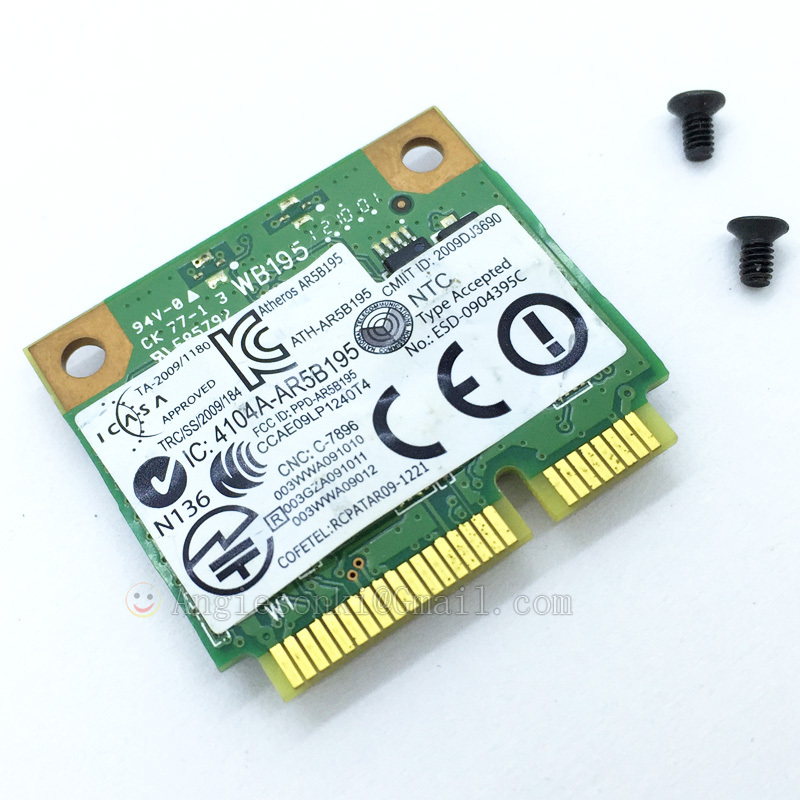 Wireless Wifi N Bluetooth WLAN Card For Dell Dw1702 Atheros Ar5b195 14R N4110