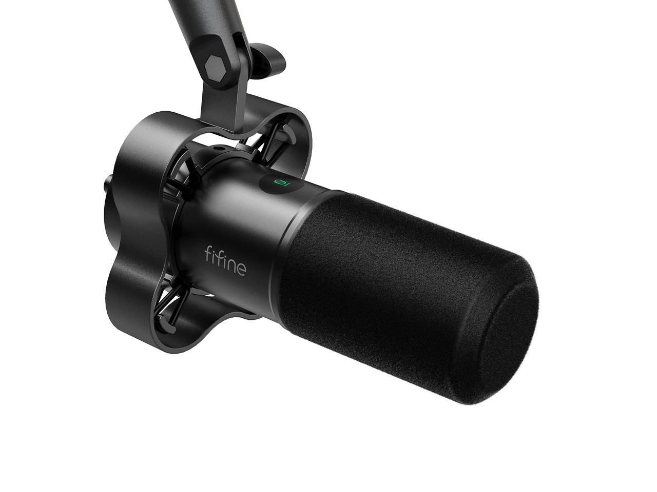 FIFINE K688 Neo USB/XLR Podcast Microphone - Dynamic Pro Mic, Mute & Monitor for