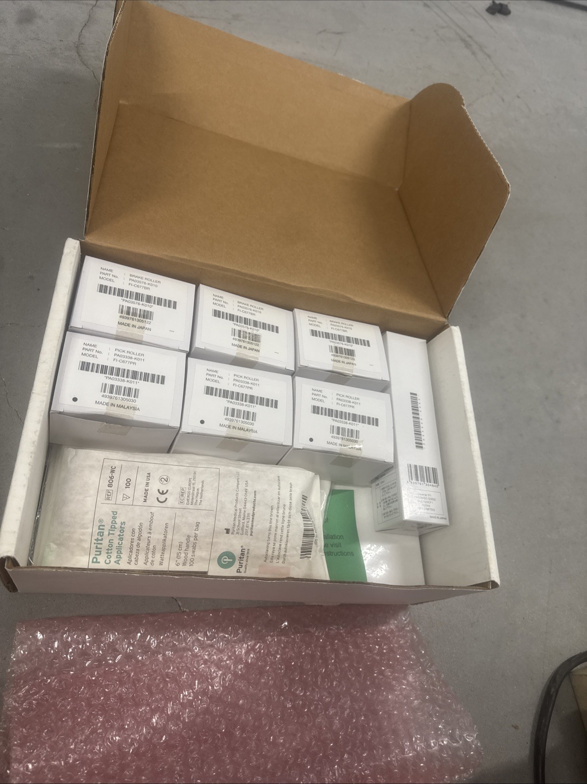 Fujitsu fi-6670/6770 Series ScanCare Scanner Kit CG01000-527501  x4 plus partial