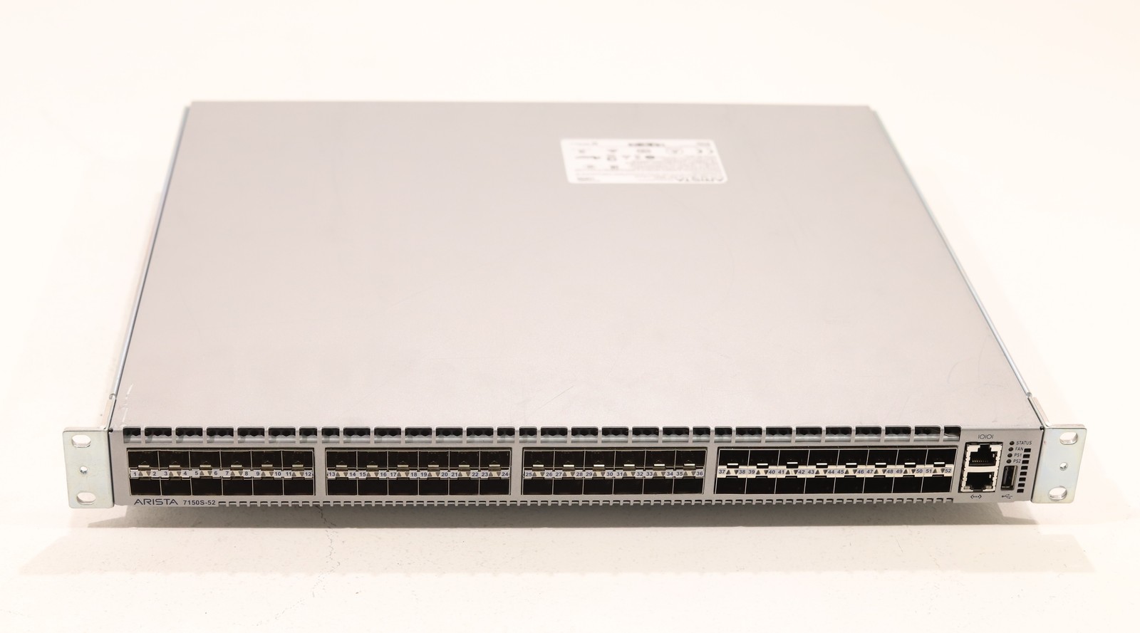 Arista 7150S 52-Port 10GbE SFP+ Managed Network Switch W/Ears P/N: DCS-7150S-52