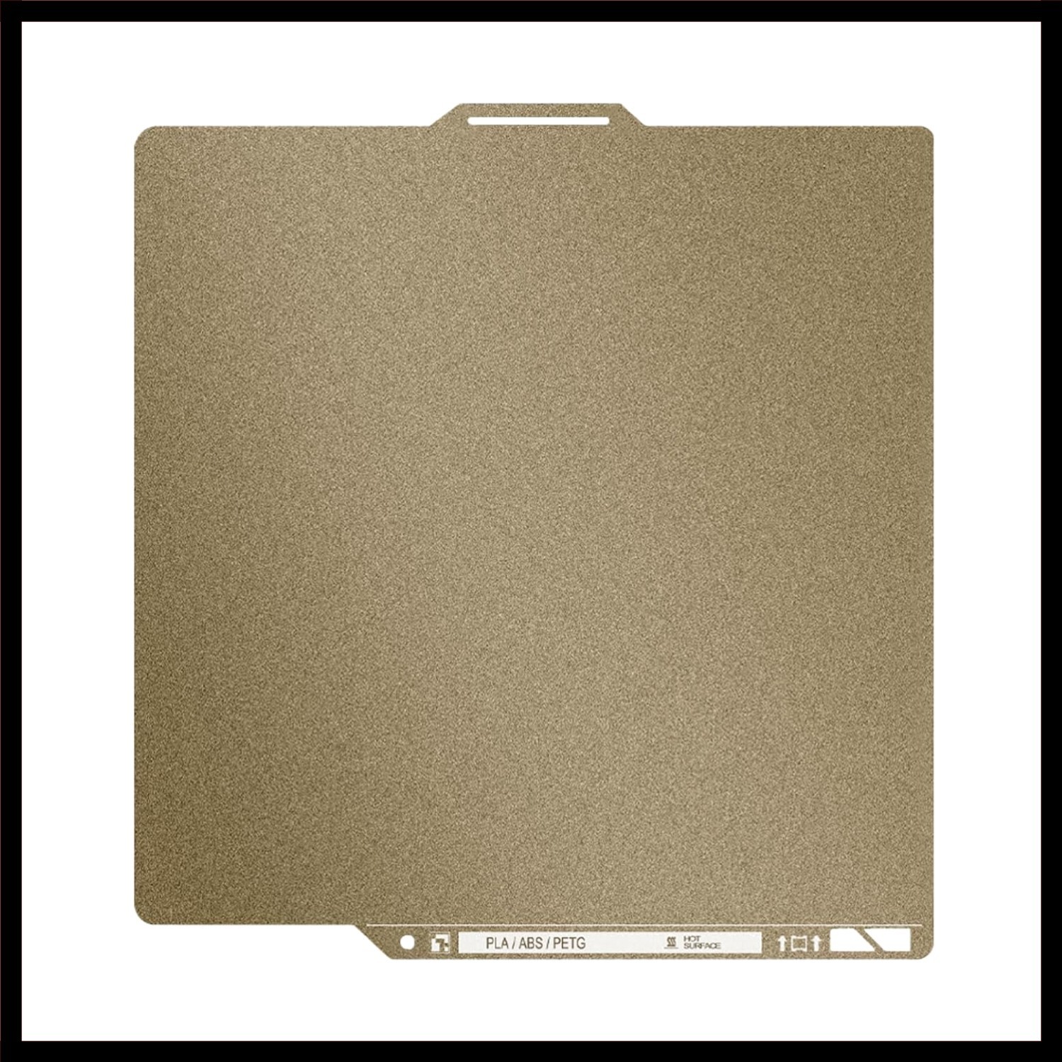 Thicker 0.77mm Textured PEI Build Plate with QR Code for Bambu Lab P2S X2D X1...