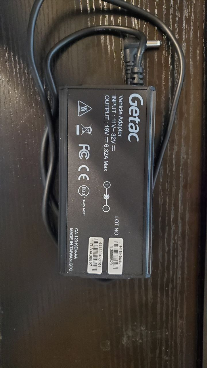 Getac Vehicle CA-12019DV-AA | Missing 12V Plug