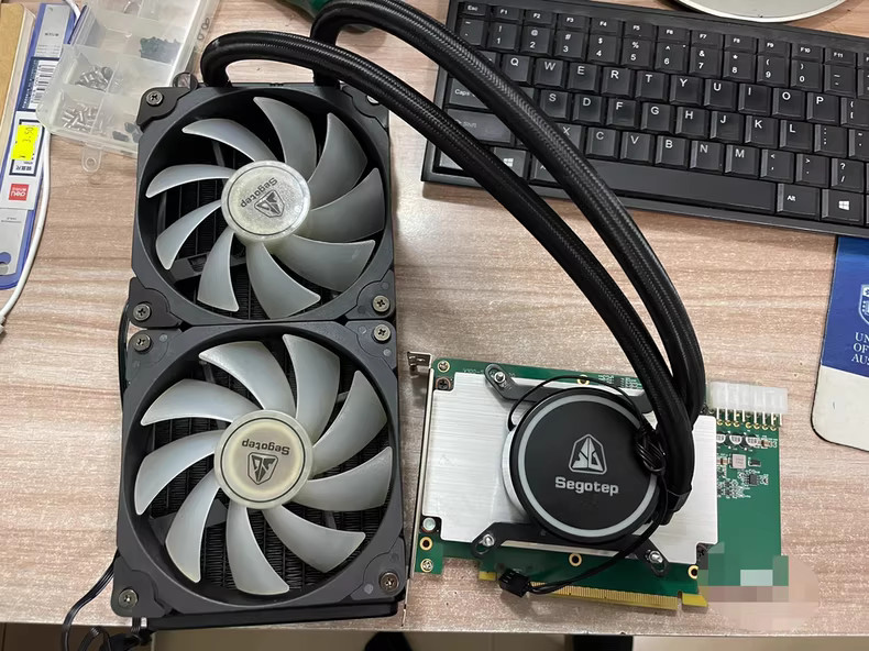 DeepSeek V100-SXM2-16G GPU Water Cooling Kit Standard 240mm Radiator CPU Cooler.