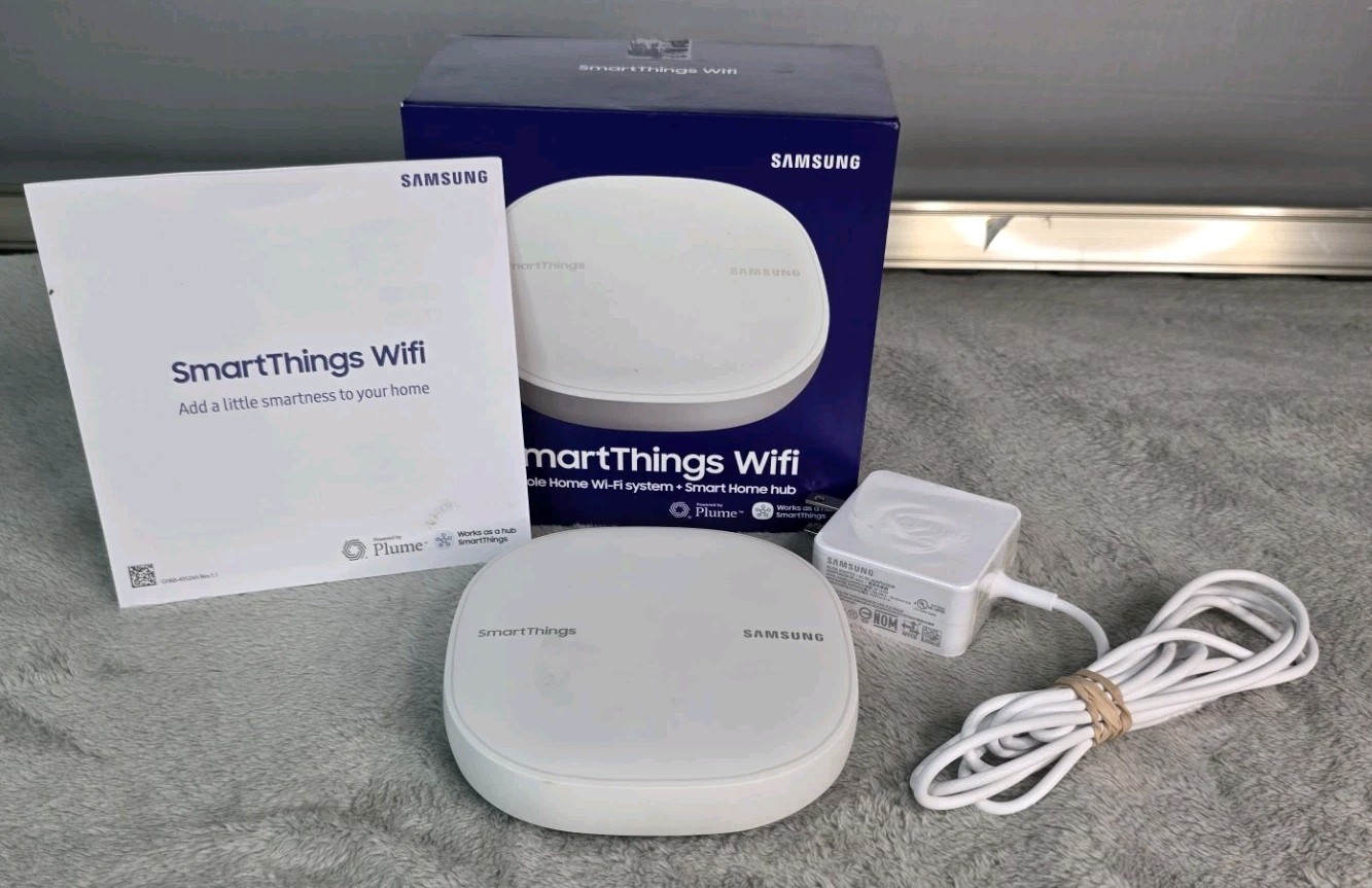 Samsung SmartThings WiFi ET-WV525 Mesh Router Smart Home Hub Plume w/ Box OEM