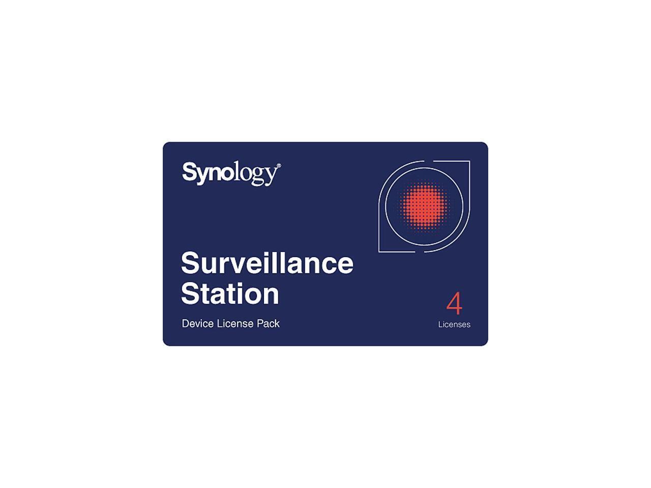 Synology CLP4 Camera License Pack - 1 code to connect up to 4 IP cameras