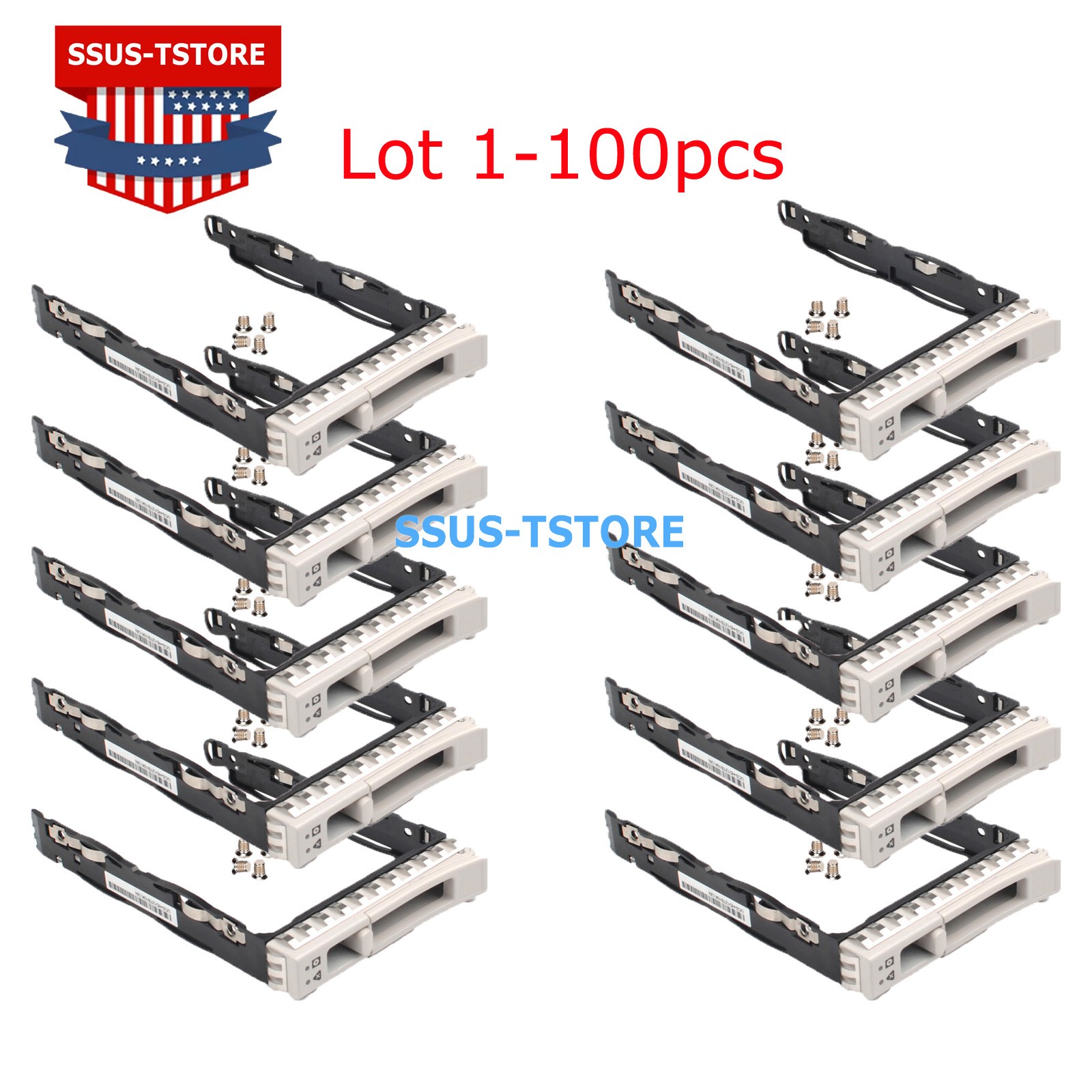 Lot Cisco UCS C220 C240 C480 ML C4200 M5 SAS 2.5" Hard Drive Tray 74-113290-01
