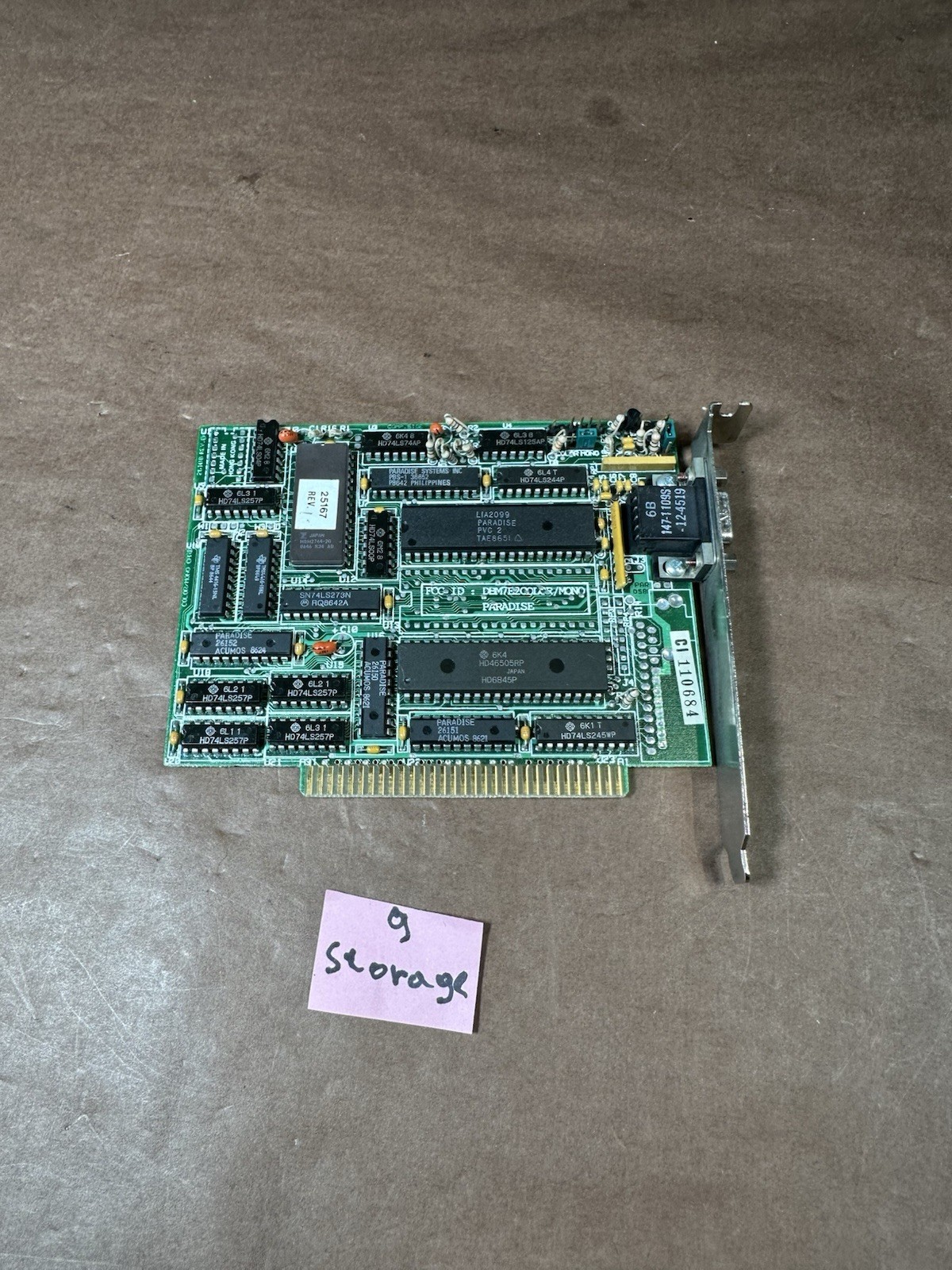Vintage PARADISE SYSTEMS INC PBS-36652 Ships Fast