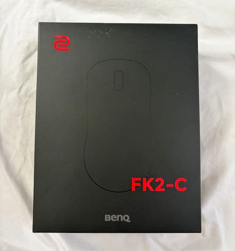 BenQ ZOWIE FK2-C Gaming Mouse 3360 Sensor Paracord Cable Ambidextrous Black