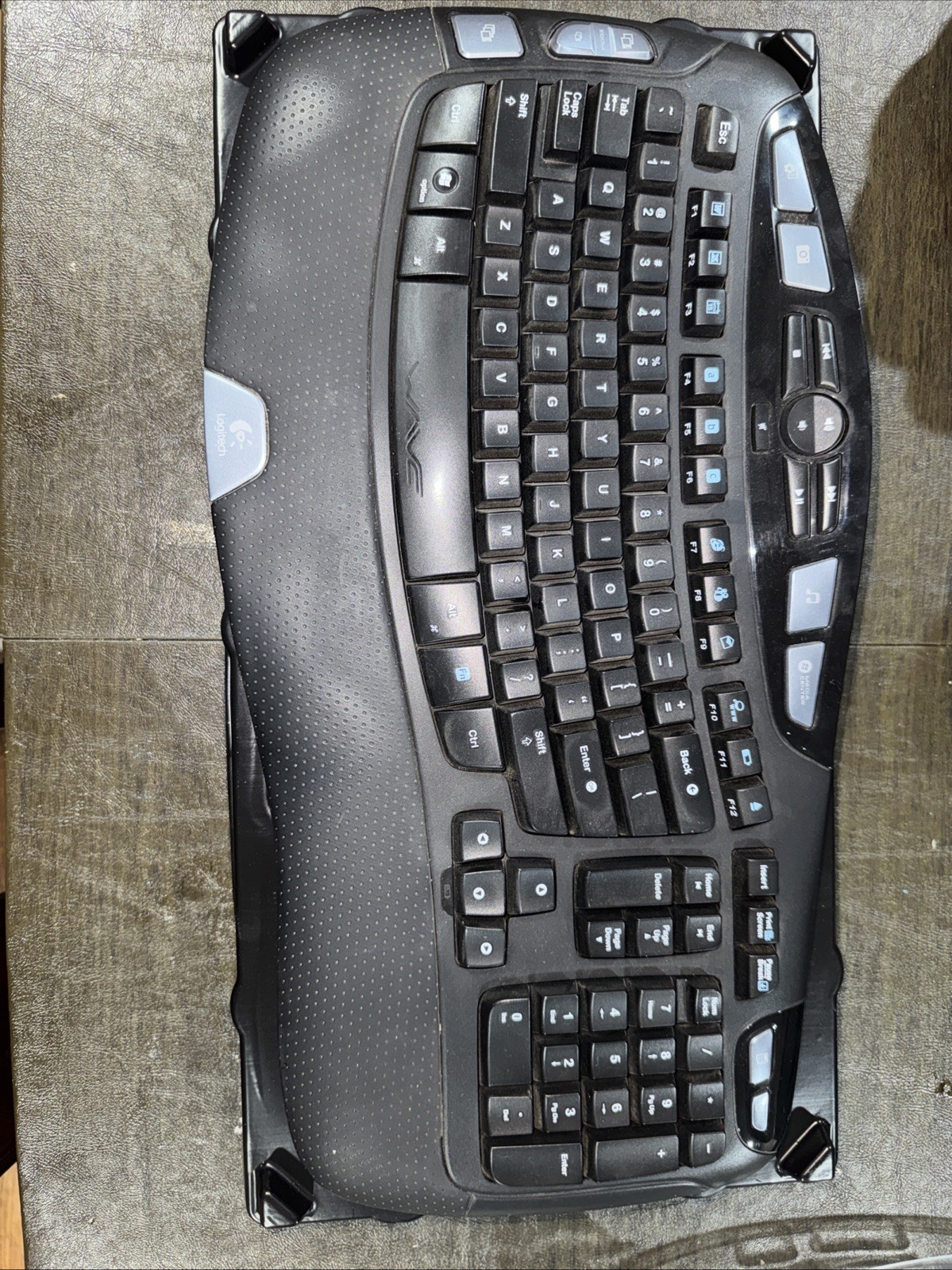 Logitech Cordless Desktop Wave Keyboard Only No Dongle 920-000264