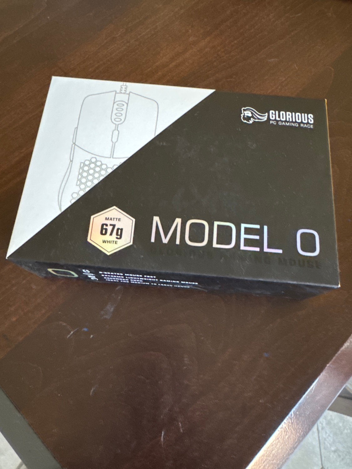 Glorious Model O Wired Gaming Mouse Matte White 67g RGB - NEW Sealed