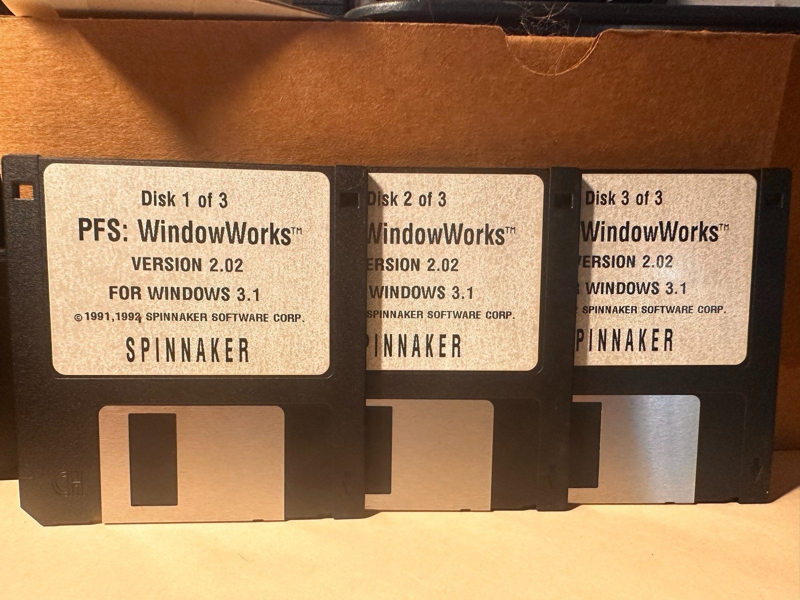 Spinnaker PFS: WindowWorks Version 2.02 for Windows 3.1 3.5" Disks VTG Software