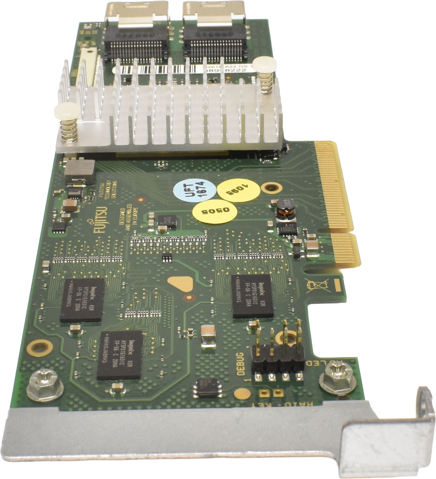 Fujitsu D2616-A22 GS1 6Gb PCle x8 SAS Raid Controller Low Profile