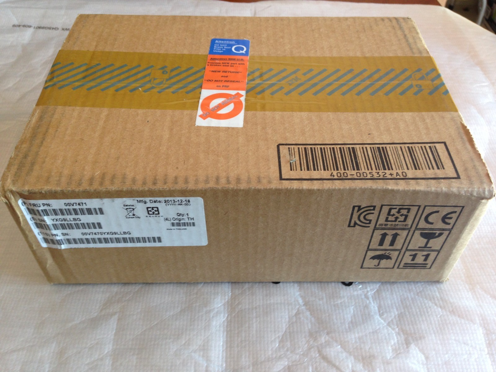 X308A-R5 Netapp 3TB SATA Disk X308A 108-00277 00V7471 for DS4243 W/TRAY New Seal