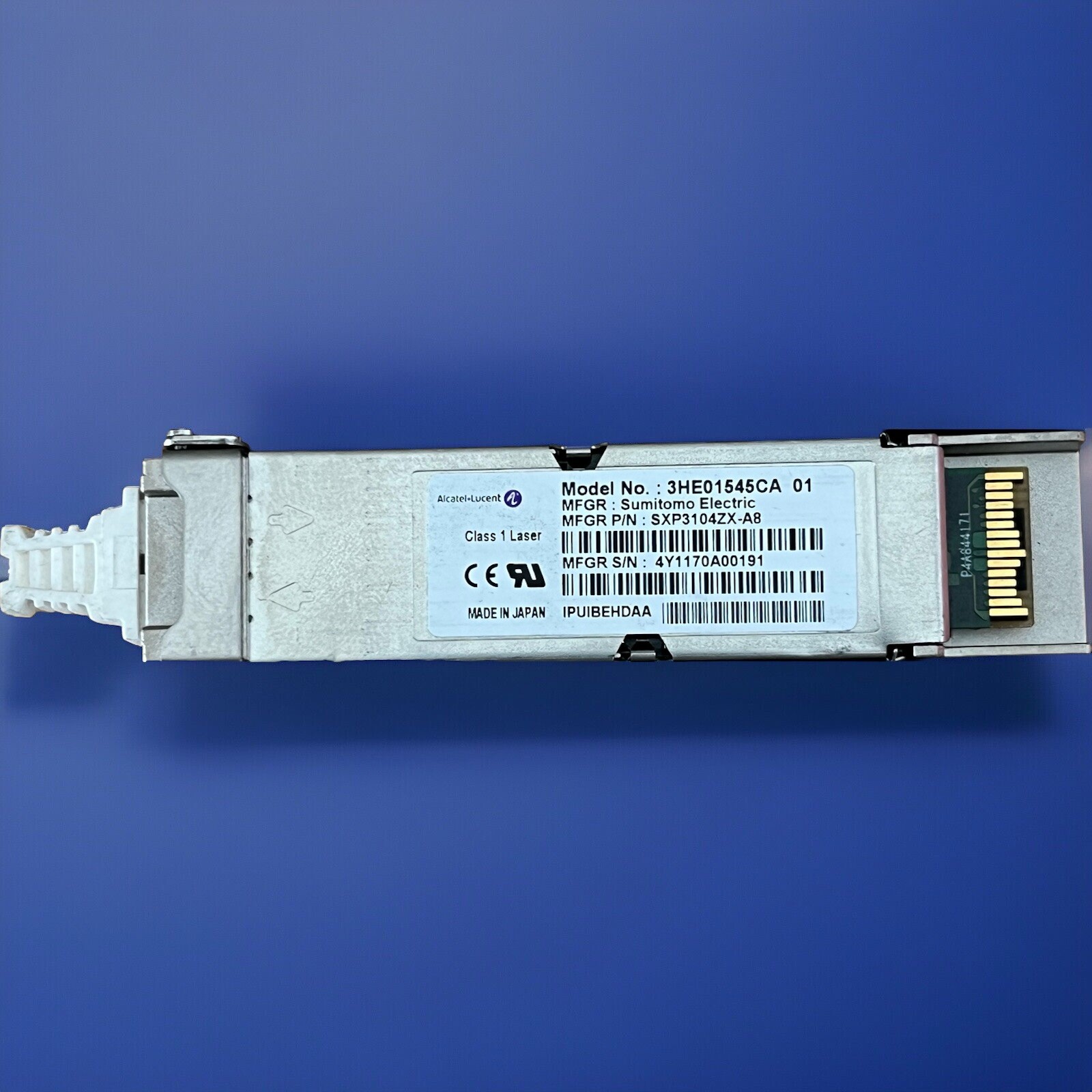 Alcatel-Lucent 3HE01545CA AA01 10GBASE-ZR XFP-10GE 80km 1550nm IPUIBEHDAA NOKIA