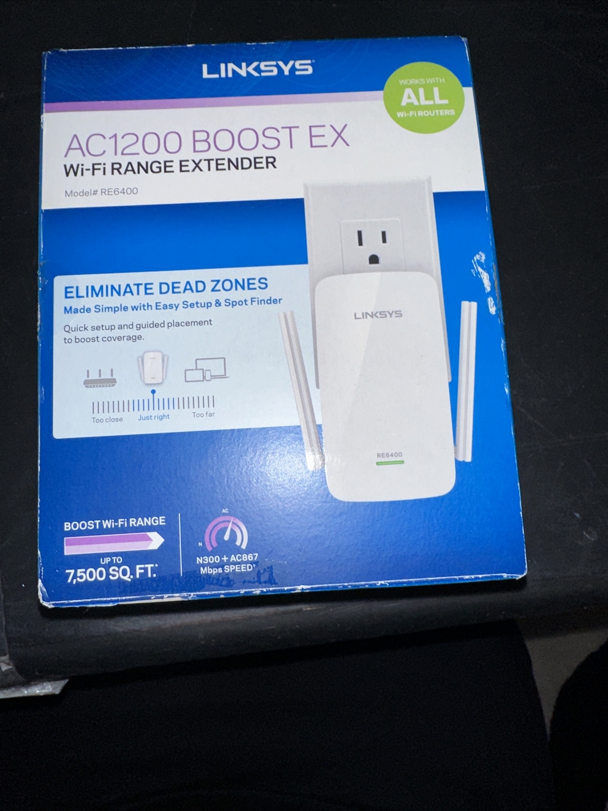Linksys RE6400 AC1200 BOOST EX WiFi Extender
