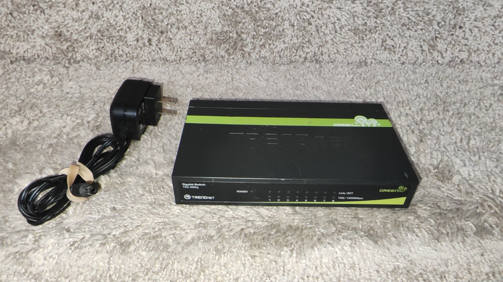 TRENDnet  TEG (TEG-S80g) 8 Port Network  Switch.Tested Works