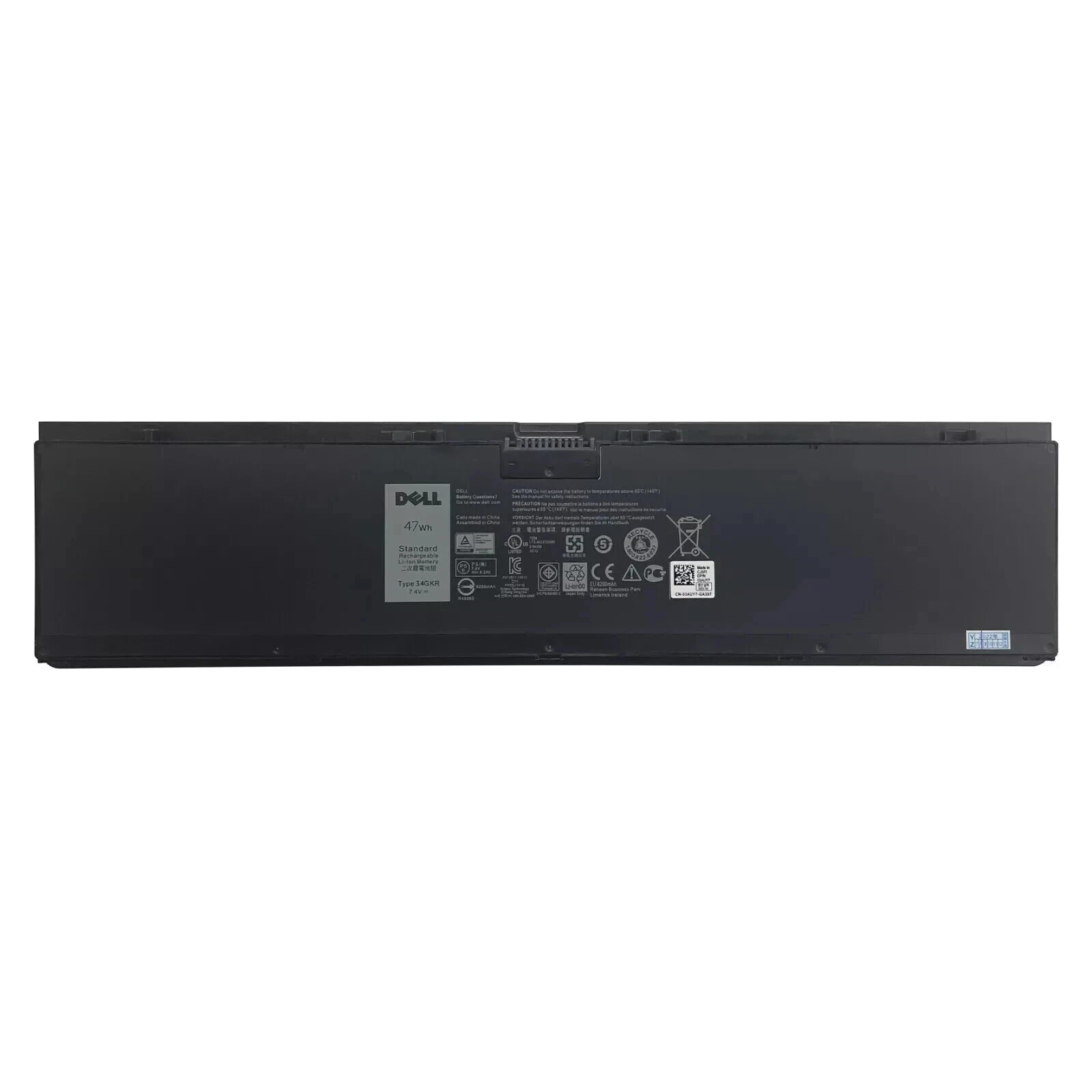 Original 47Wh 7.4V 34GKR Battery For Dell Latitude E7440 E7420 451-BBFY T19VW