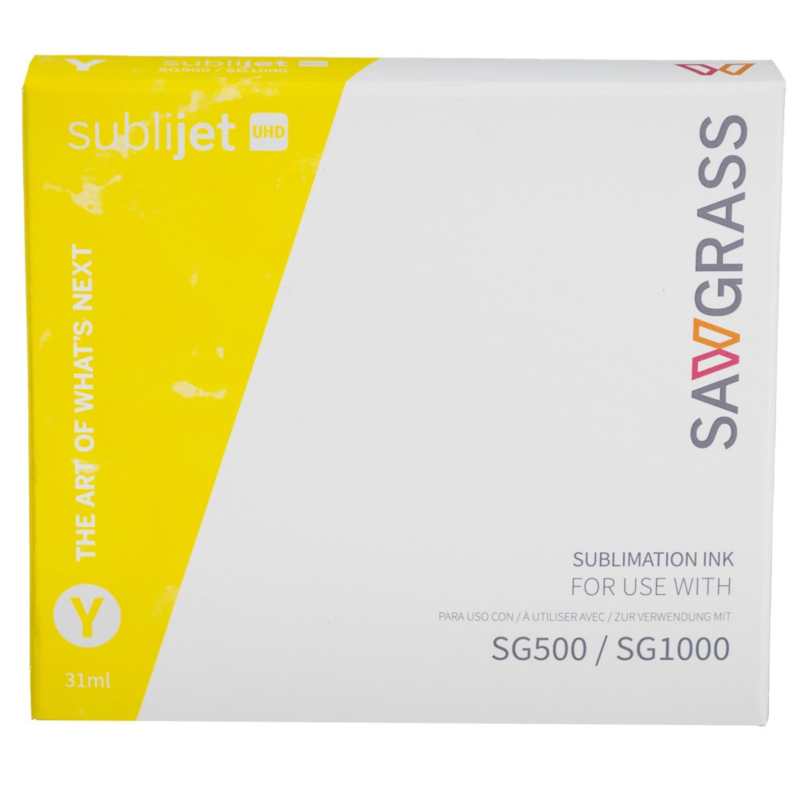Sawgrass SubliJet UHD Sublimation Ink Cartridge - Yellow - 1 Pack, 