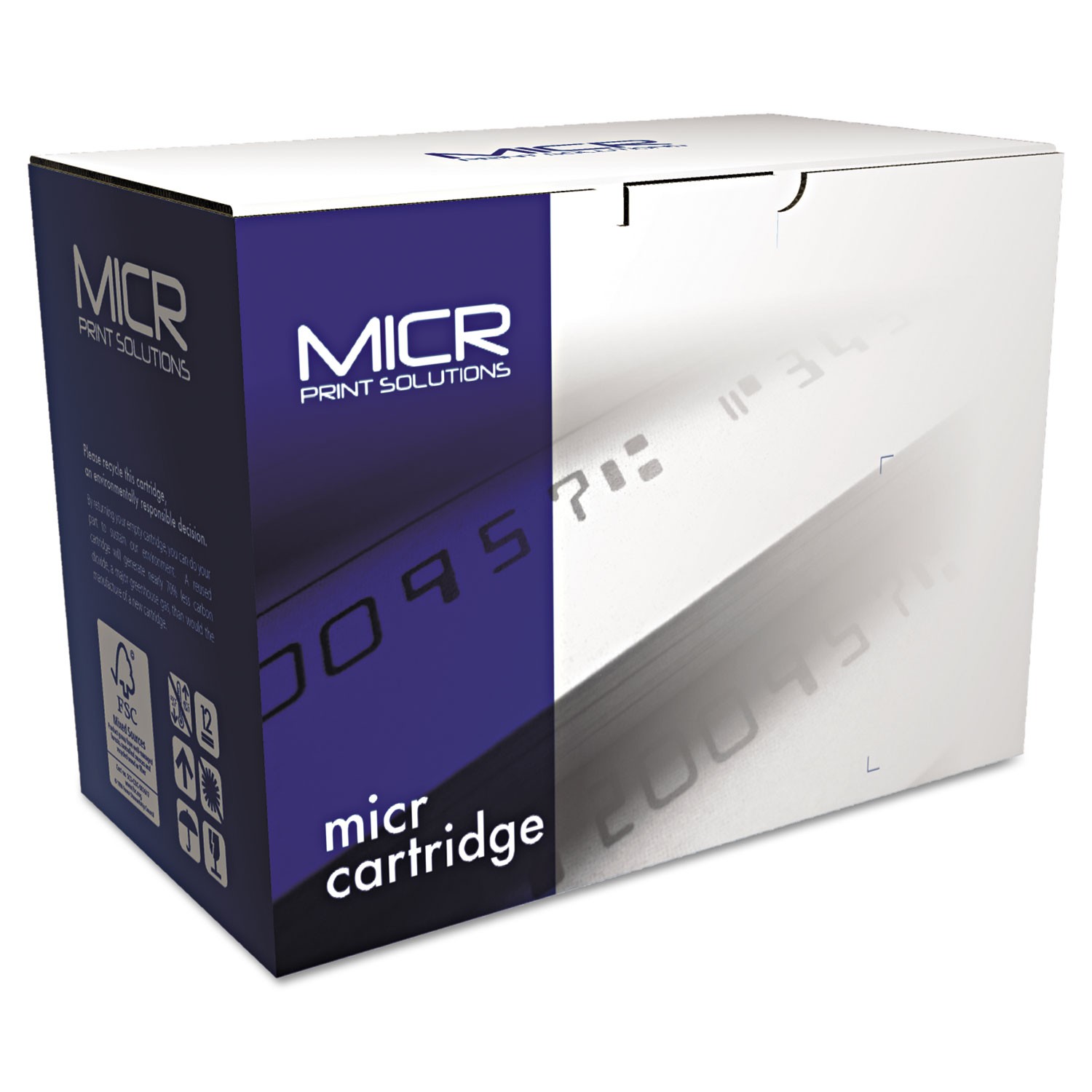 MICR Print Solutions Compatible with CE390AM MICR Toner, 10,000 Page-Yield, Blac