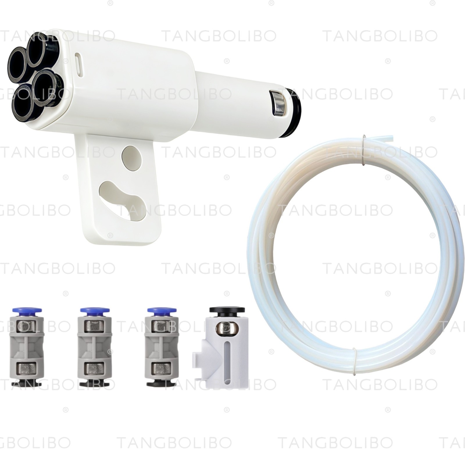 Bambu Lab 3D Printer Multi-AMS Expansion 4-in-1 PTFE Splitter Fit AMS/AMS 2 Pro 