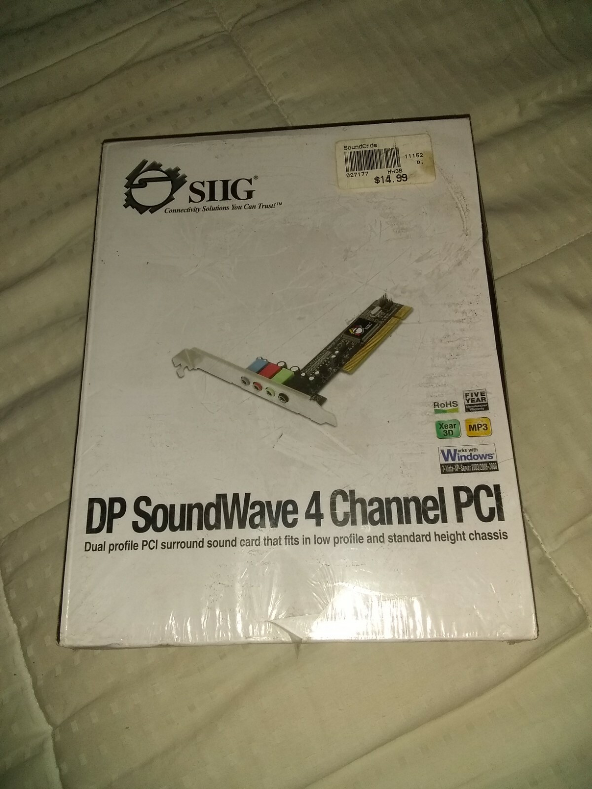 SIIG SC-SA4R12-S2 SIIG Serial ATA 4-Channel RAID - PCI - Original Retail Package