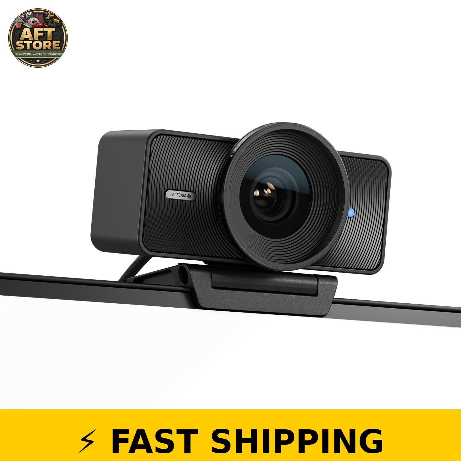 Elgato Facecam 4K, 60 FPS Webcam with DSLR-Like Quality