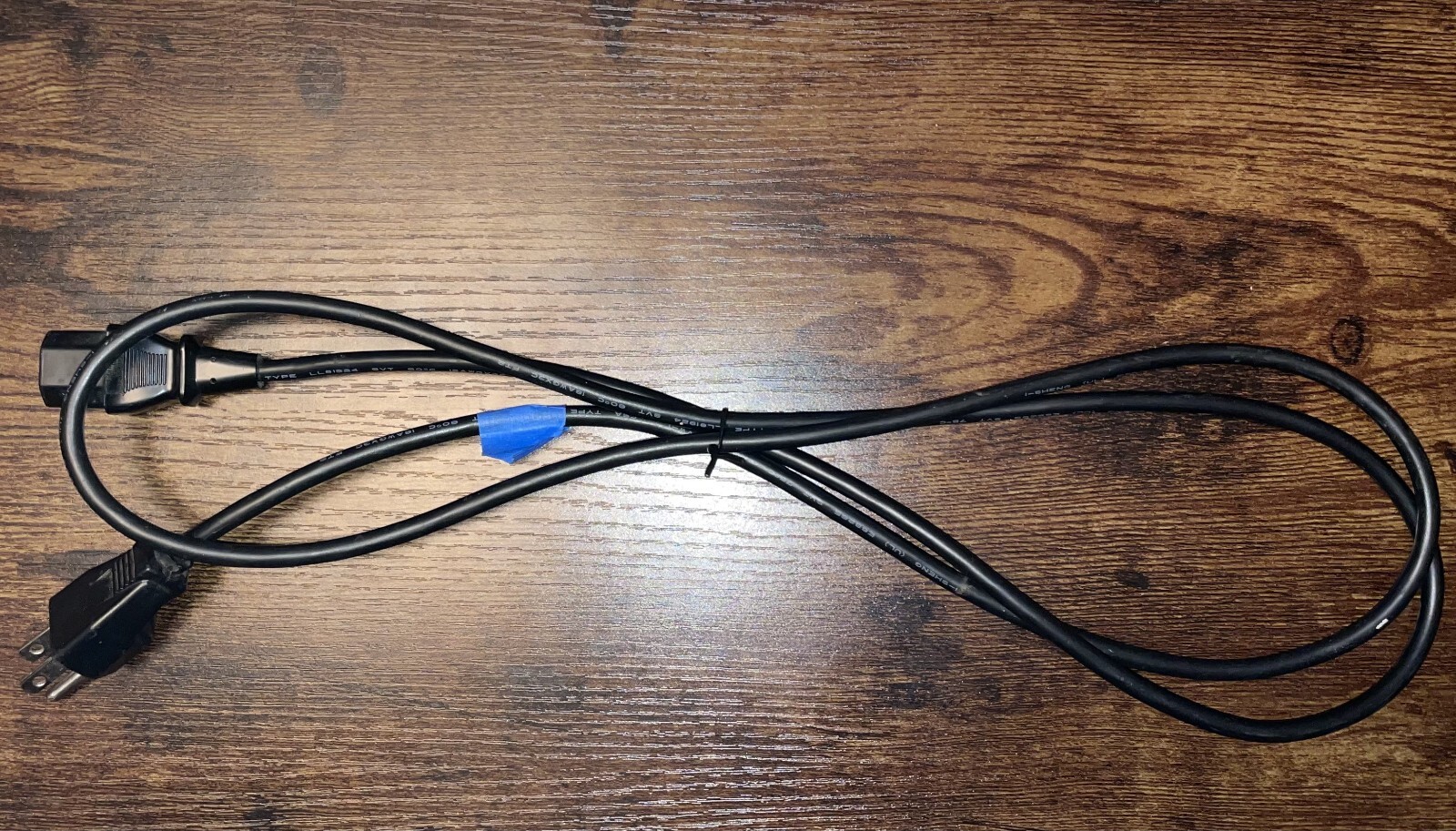 i-sheng Black Power Cord 6ft E88265 IS-14 E55943 18AWG 10A 125V works see pic