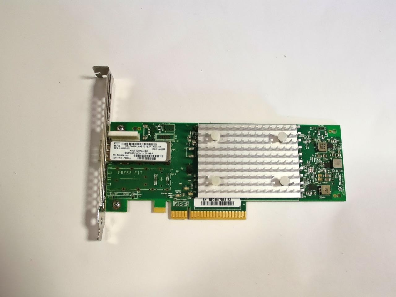 HP StoreFabric 16GB Single Port Fibre Channel Card 853010-001 QLE2690