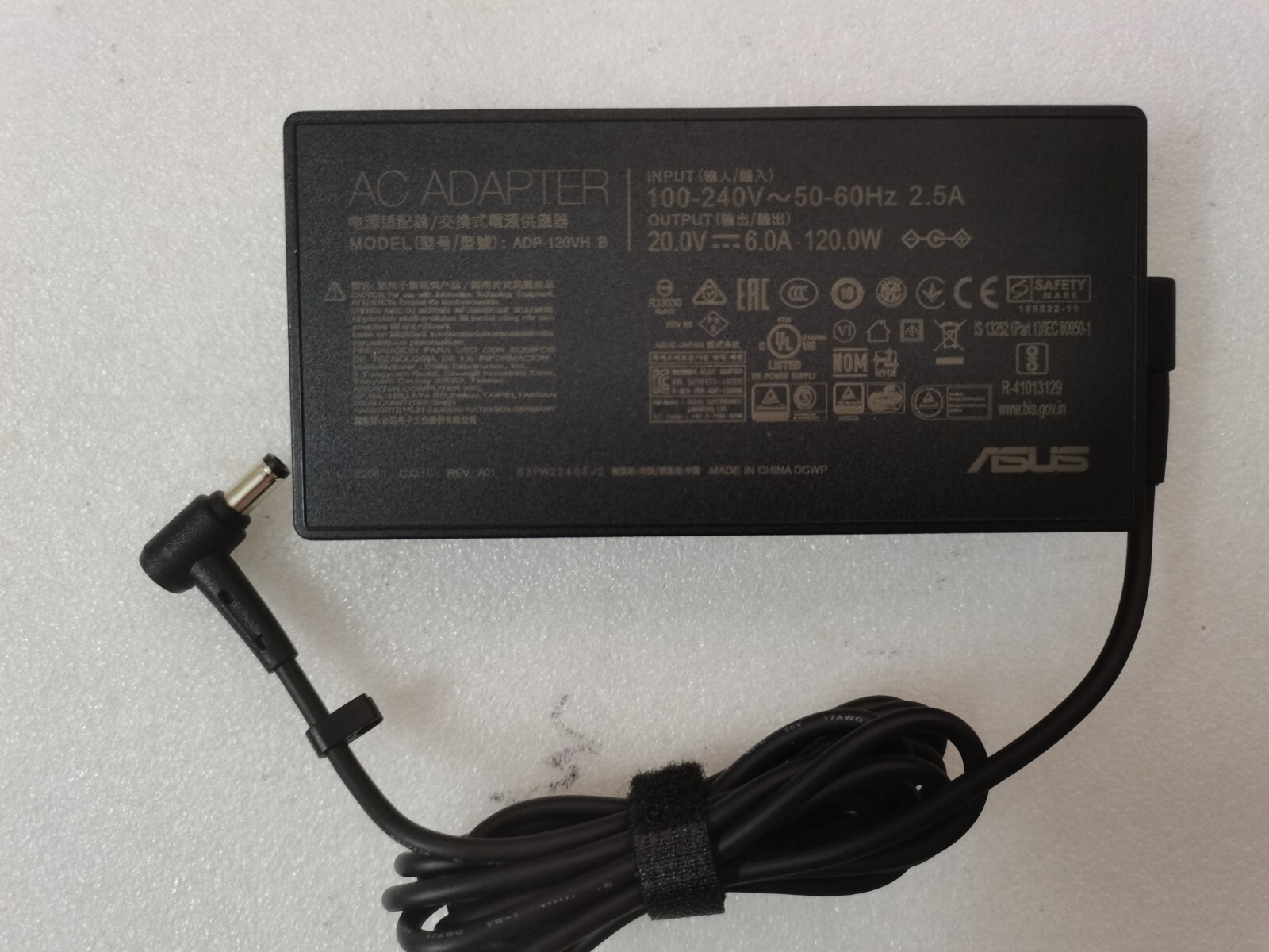 For ASUS ROG Swift OLED PG27AQDP 20V 6A 5.5mm 120W ADP-120VH B Charger Original