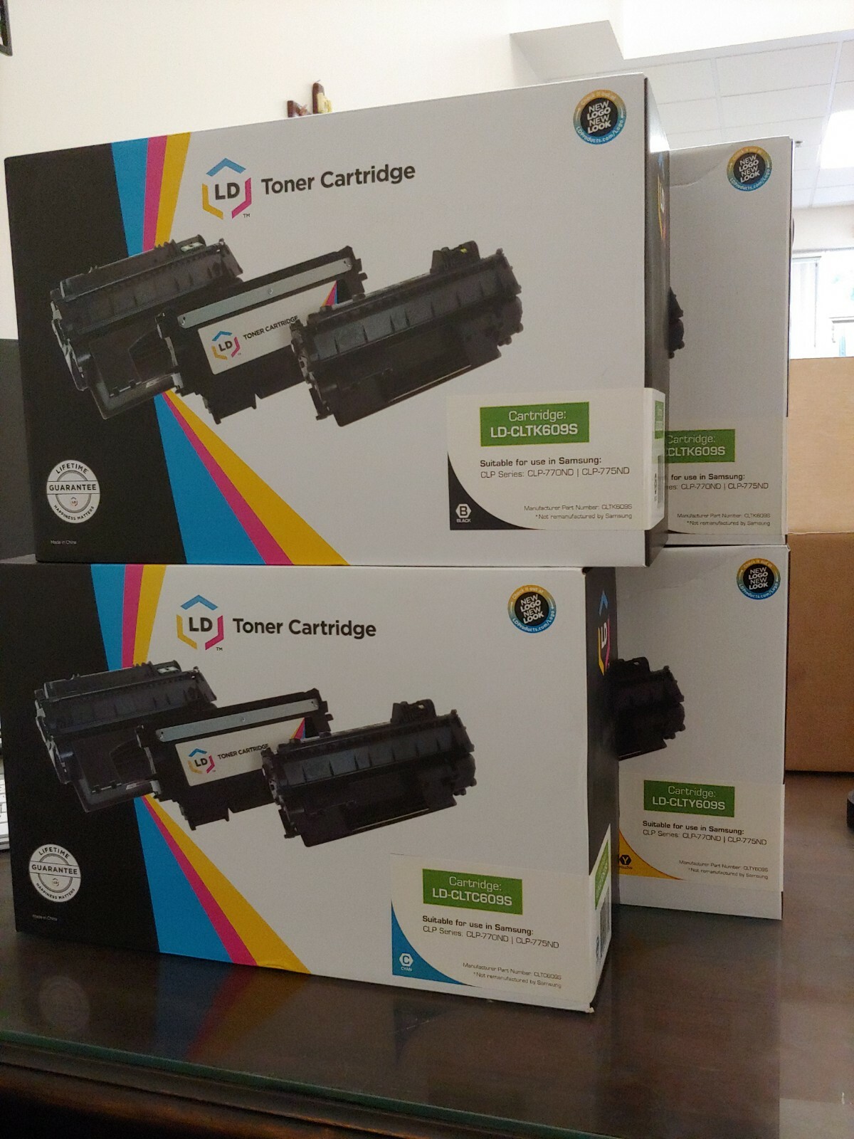 9PK 3 Color Set CLT-609S C609S M609S Y609S Toner for Samsung CLP-770ND CLP-775ND